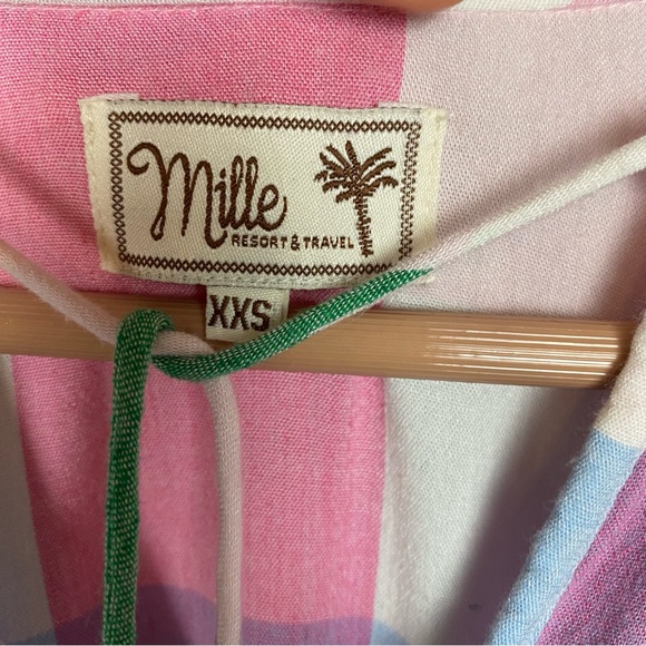 🎈MILLE 🌷 Daisy In Pastel Plaid Dress Sz XXS - Picture 9 of 13